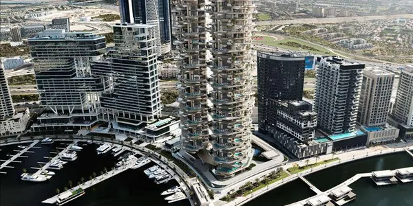 Новая резиденция One Sankari (Flagship) с бассейнами, теннисными кортами и бизнес-залом, Business Bay, Дубай, ОАЭ