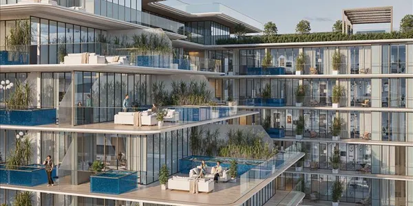 Новый комплекс апартаментов с собственными бассейнами Lazord, Majan, Дубай, ОАЭ