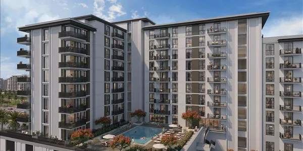 Новая резиденция Lexington с бассейном и спортивными площадками, Townsquare, Дубай, ОАЭ