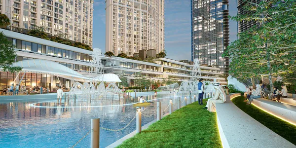 Новая резиденция Skyvue Volair с бассейном и спа рядом с Downtown Dubai и международным аэропортом, Sobha Hartland II, Дубай, ОАЭ