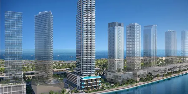 Новый жилой комплекс у воды LIV Maritime с бассейнами и панорамными видами, Dubai Maritime City, Дубай, ОАЭ