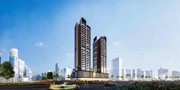 Новый комплекс меблированных апартаментов Guzel Tower с бассейном и спа, JVT, Дубай, ОАЭ