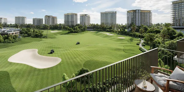 Новая резиденция Golf Dale с полем для гольфа, бассейнами и клубом, Emaar South, Дубай, ОАЭ