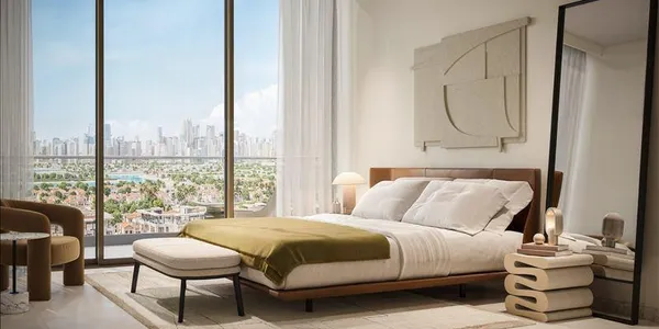 Новая резиденция District One Naya Residences с бассейнами, лагуной и интерактивным фонтаном, District One, Дубай, ОАЭ