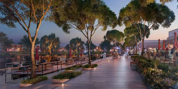 Новый комплекс Acres Estates Villas с лагунами, зонами отдыха и клубными домами, Dubailand, Дубай, ОАЭ