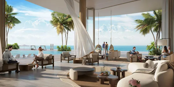 Новая резиденция у воды Aya с бассейнами, коворкингами и собственным пляжем, Umm Al Quwain, Дубай, ОАЭ