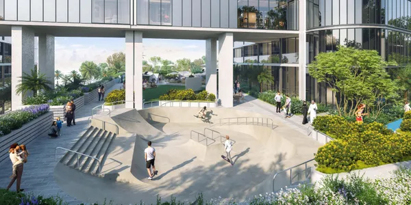 Высотный жилой комплекс Skyvue Spectra в районе Sobha Hartland 2, Дубай, ОАЭ