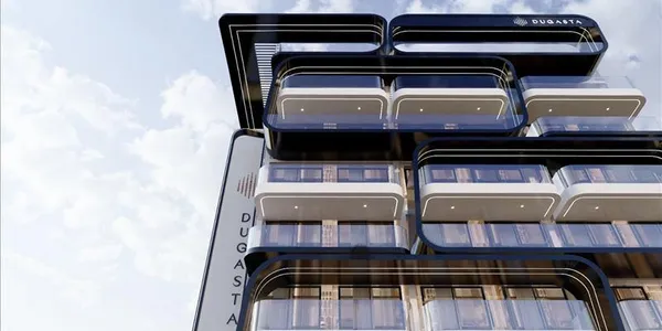 Новая резиденция Moonsa 2 с бассейном в престижном районе Dubai International City, Дубай, ОАЭ