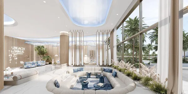 Пентхаус в новой резиденции Beach Walk 4 с бассейном, панорамными видами и выходом на пляж, Dubai Islands, Дубай, ОАЭ