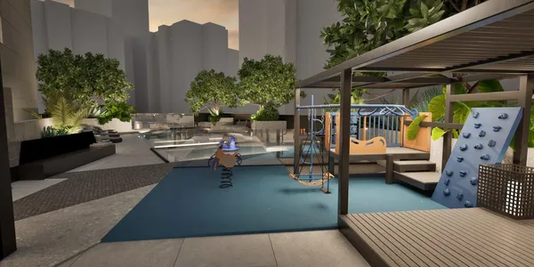 Новая резиденция Esplora с бассейном, зелеными зонами и зонами отдыха, JVC, Дубай, ОАЭ