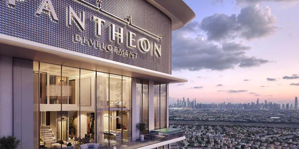 Пентхаусы в новом жилом комплексе Voxa с бассейнами, садом и мини-гольфом, JVT, Дубай, ОАЭ