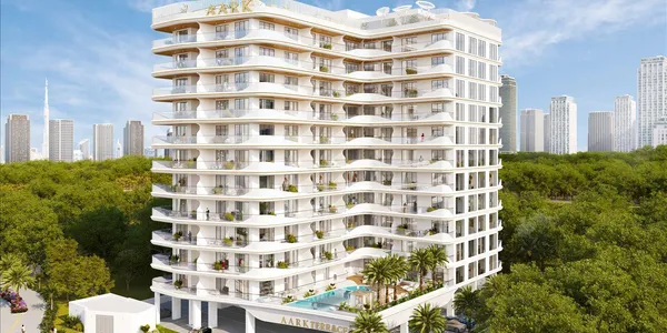 Новый проект Aark Terraces с бассейном и подземной парковкой, Dubai Land Residential Complex, Дубай, ОАЭ