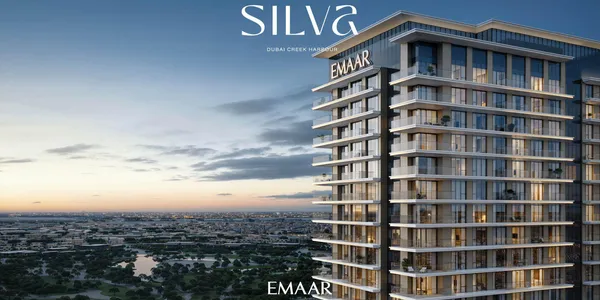 Новые квартиры в высотном комплексе Silva, район Дубай Крик Харбор, ОАЭ