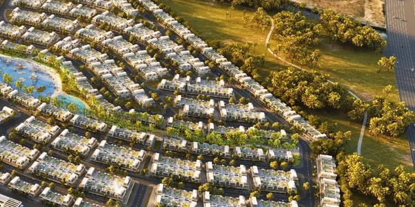 Новый проект DAMAC Riverside Views с клубным домом и детским парком приключений в престижном районе Дубая, ОАЭ