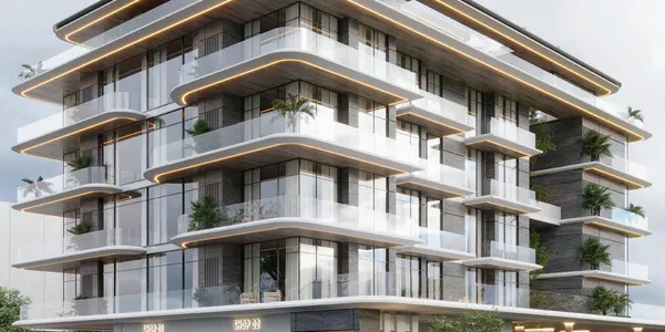 Новый эксклюзивный проект Sukoon с бассейном на крыше, Meydan, Дубай, ОАЭ