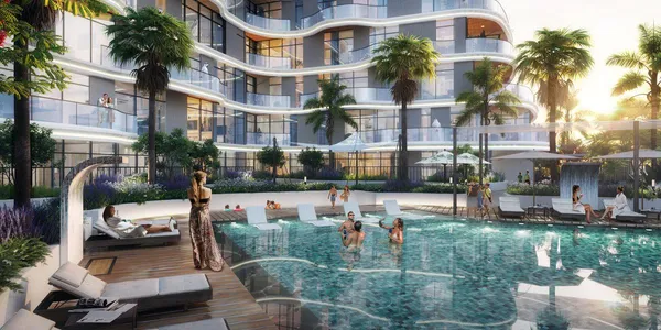 Новый комплекс меблированных апартаментов Zephyra с парком и живописными видами в 7 минутах от Персидского залива, Dubai Islands, ОАЭ