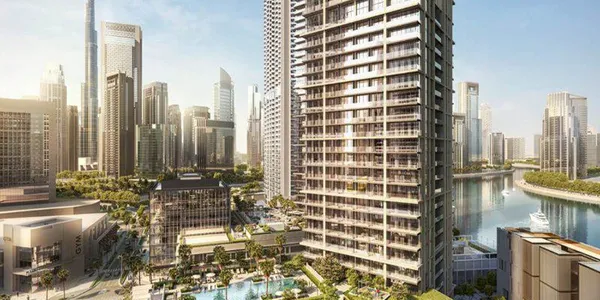 Двухкомнатная квартира в новой резиденции Peninsula Four с бассейнами, в центре района Business Bay, Дубай, ОАЭ