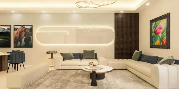 Новая квартира с балконом в резиденции Viewz 2 Danube с панорамными видами, мини-гольфом и бассейнами, JLT, Дубай, ОАЭ