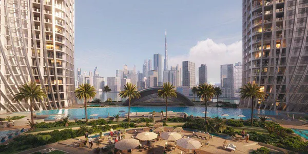 Новая квартира в жилом комплексе Binghatti Skyrise с пляжем и бассейнами, Business Bay, Дубай, ОАЭ