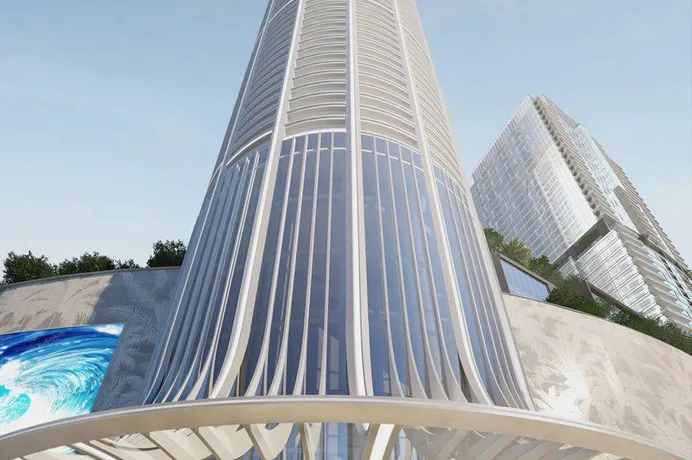 Высотная резиденция Palm Beach Tower от Nakheel, с прямым выходом на пляж рядом с Дубай Марина и Бурдж Халифа, Palm Jumeirah, Дубай, ОАЭ