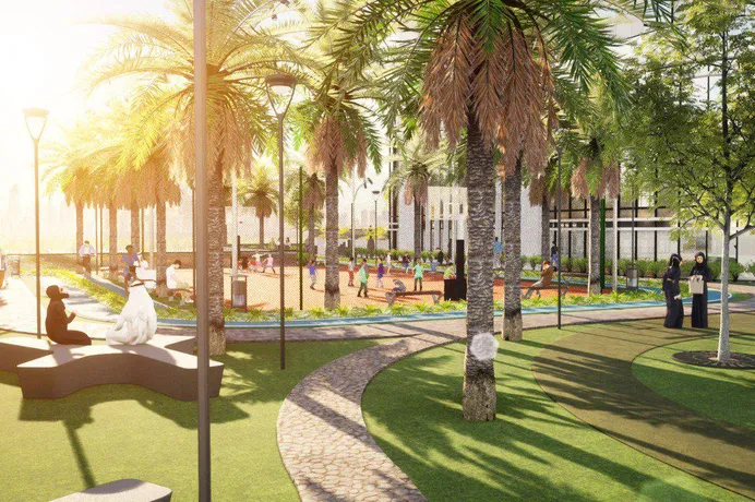 Высотная резиденция Cloud Tower с бассейнами и спортивными площадками в центре города, JVT, Дубай, ОАЭ