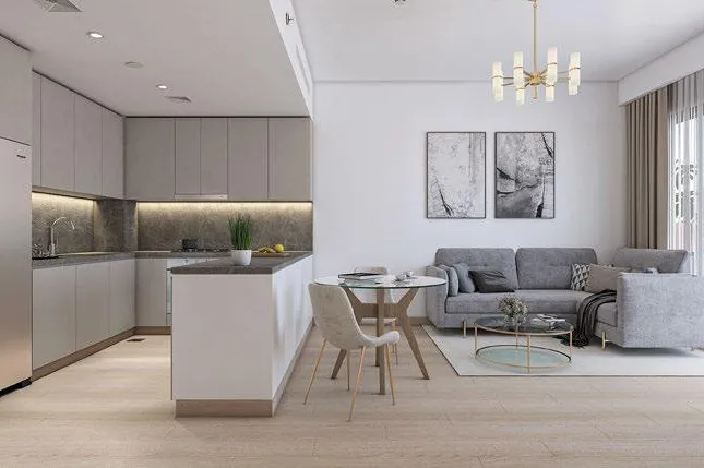 Современная резиденция Amber с бассейнами и ресторанами рядом с автомагистралью и станцией метро, район Jebel Ali Village, Дубай, ОАЭ