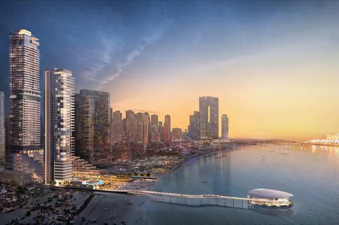 Высотная резиденция Five Luxe с отелем, ресторанами и бассейнами на первой линии у моря, JBR, Дубай, ОАЭ