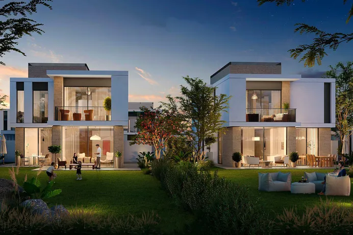 Новый комплекс элитных вилл Fairway Villas с полем для гольфа и ресторанами, Emaar South, Дубай, ОАЭ