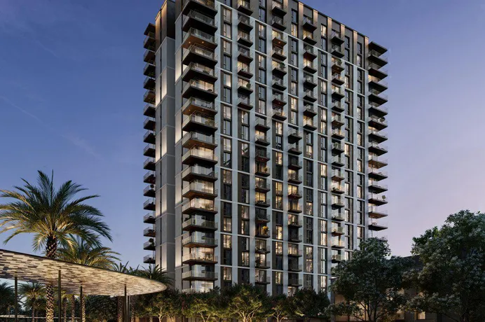 Новая резиденция Oria с садом и бассейнами рядом с каналом, Ras Al Khor, Дубай, ОАЭ