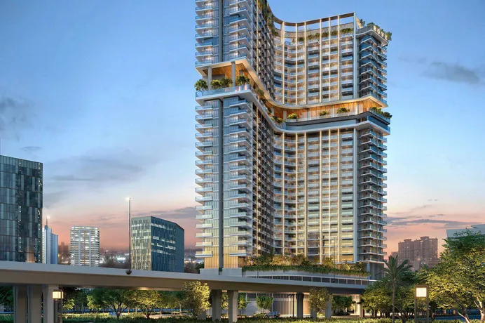 Новый комплекс меблированных апартаментов Rove Home Marasi Drive с бассейнами и коворкингом в центре района Business Bay, Дубай, ОАЭ