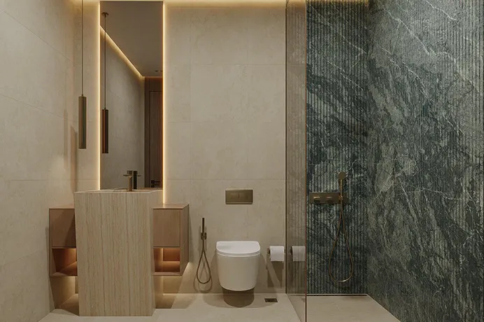 Апартаменты в новой резиденции Ivory с бассейнами и полем для мини-гольфа в районе Al Jaddaf, Дубай