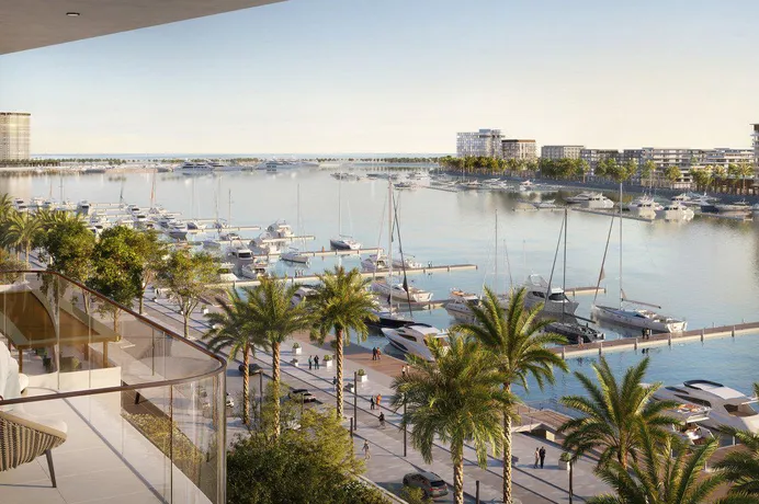 Новый жилой комплекс Porto View на берегу моря с бассейном, Port Rashid, Дубай, ОАЭ