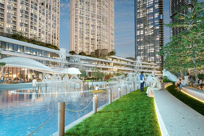 Новая резиденция Skyvue Volair с бассейном и спа рядом с Downtown Dubai и международным аэропортом, Sobha Hartland II, Дубай, ОАЭ