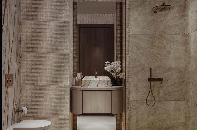 Новая резиденция Laya Courtyard с бассейнами и зоной отдыха на крыше рядом с гольф-клубом, Dubai Studio City, Дубай, ОАЭ