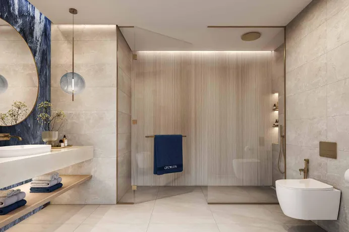 Брендированный жилой комплекс Chelsea Residences с пляжным клубом и мариной в Дубай Маритайм Сити, ОАЭ