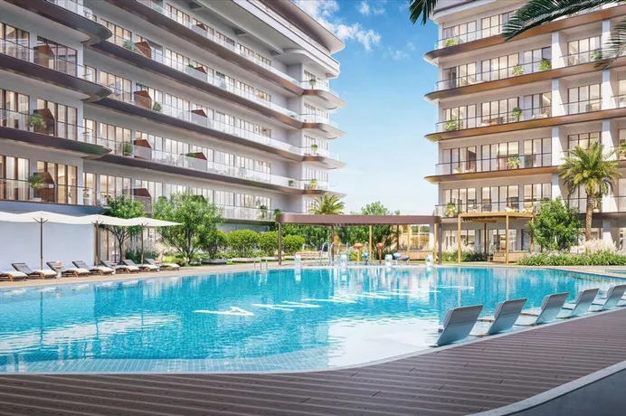 Новый проект Samana Hills South с бассейнами, оздоровительным центром и садами рядом с автомагистралью, Dubai South, Дубай, ОАЭ