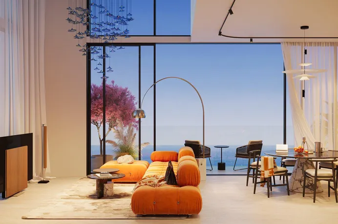 Новый проект VILLA DEL GAVI с 2 инфинити-бассейнами и прямым выходом на пляж, Dubai Islands, Дубай, ОАЭ