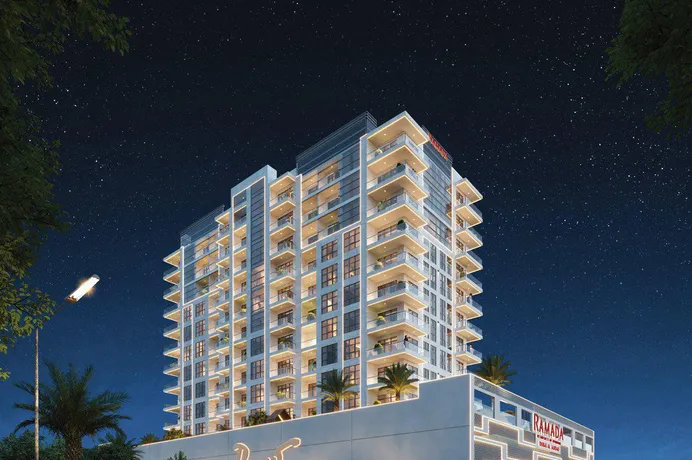Новый проект Ramada Residences by Wyndham с бассейном и дзен-садом в 5 минутах от побережья, Al Jaddaf, Дубай, ОАЭ