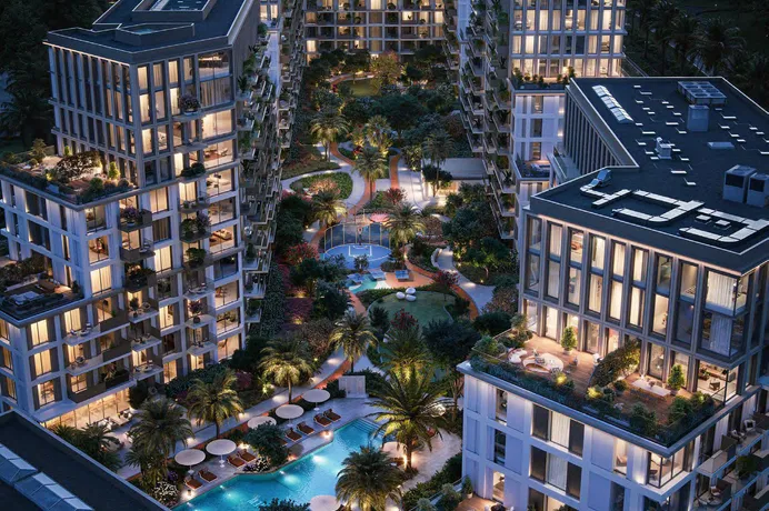 Новый проект Avenew 888 с бассейнами, ресторанами и коворкингом рядом с международным аэропортом, Dubai South, Дубай, ОАЭ