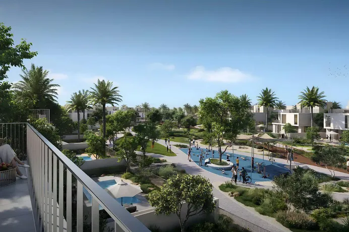Новый комплекс вилл Ovelle The Valley с зелеными зонами и спортивными площадками, Al Yufrah 1б Дубай, ОАЭ