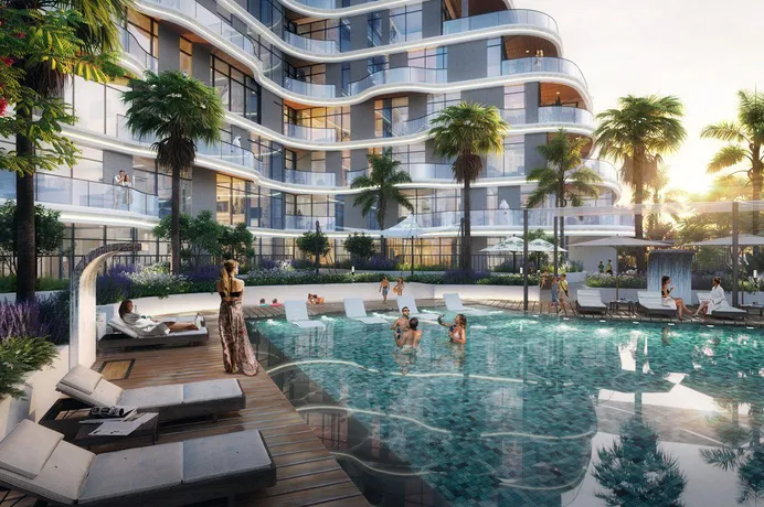 Новый комплекс меблированных апартаментов Zephyra с парком и живописными видами в 7 минутах от Персидского залива, Dubai Islands, ОАЭ