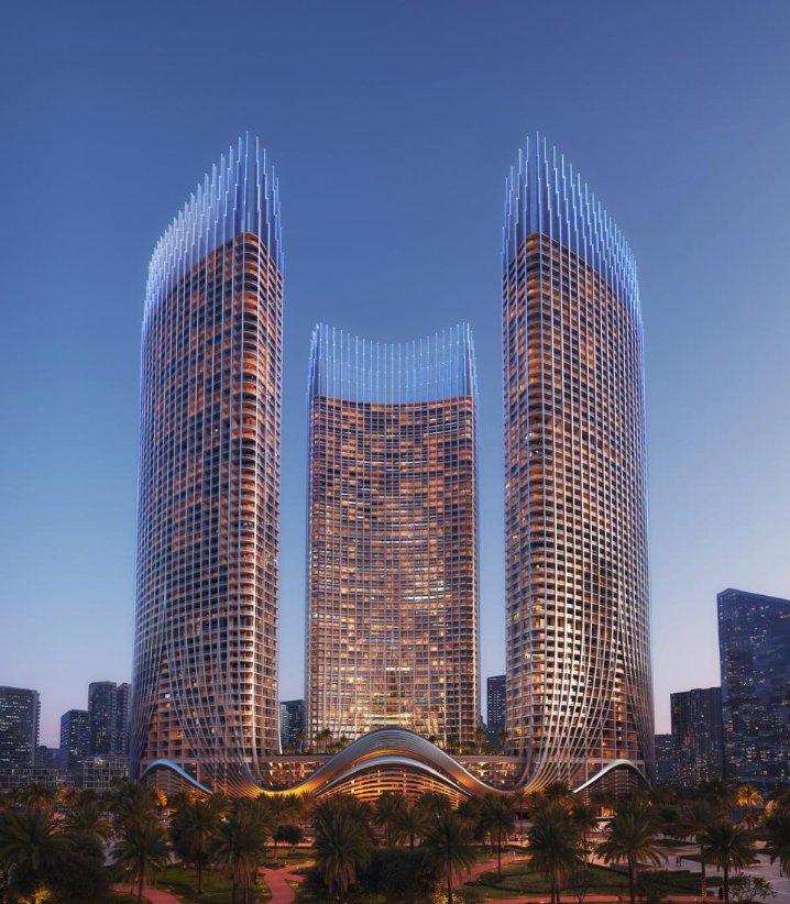 Новая студия в жилом комплексе Binghatti Skyrise с пляжем и бассейнами, Business Bay, Дубай, ОАЭ